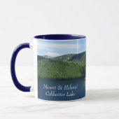 Mount St Helens Coldwater Lake Scenic Landscape マグカップ (左)