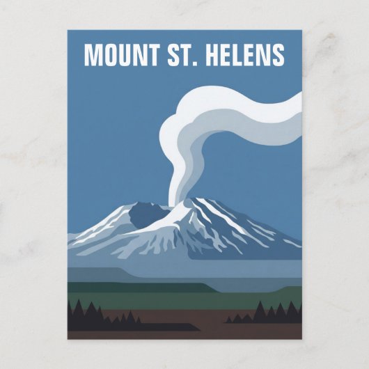 Mount St Helens National Volcanic Monument ポストカード (正面)