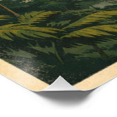 Mount Sumantri, Indonesia, in a classic retro ポスター (コーナー)