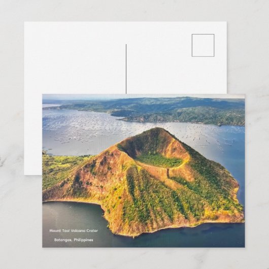 Mount Taal Volcano Crater, Philippines - ポストカード (正面/裏面)