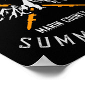 Mount Tamalpais Hiking Marin County California  ポスター (角)