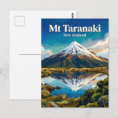 Mount Taranaki New Zealand ポストカード (正面/裏面)