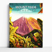 Mount Teide Tenerife Canvas Print Travel Poster  キャンバスプリント