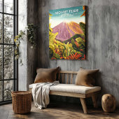 Mount Teide Tenerife Canvas Print Travel Poster  キャンバスプリント