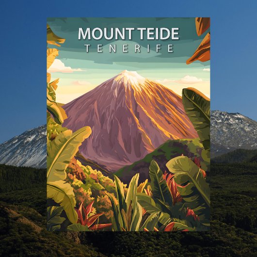 Mount Teide Tenerife Volcanic Peak Travel ポストカード
