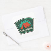 Mount Timpanogos Wilderness Utah Camping スクエアシール (封筒)