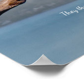 Mount Up With Wings Like Eagles Fine Art Blank ポスター (角)