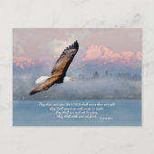 Mount Up With Wings Like Eagles Fine Art Blank ポストカード (正面)