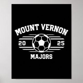 Mount Vernon Majors Soccer Ball 2025 ポスター