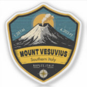 Mount Vesuvius , Naples, Italy シール (正面)