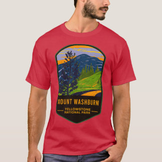 Mount Washburn Yellowstone National Park Tシャツ