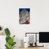 Mount Whitney And Wildflowers ポスター (ホームオフィス)