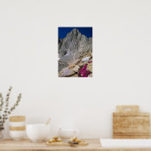 Mount Whitney And Wildflowers ポスター (キッチン)