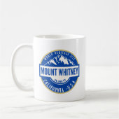 Mount Whitney: California's Sierra Crest コーヒーマグカップ (左)