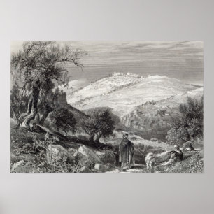 Mount ZionからのMount of Olives、 ポスター