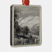 Mount ZionからのMount of Olives、 メタルオーナメント (右)