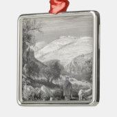 Mount ZionからのMount of Olives、 メタルオーナメント (左)