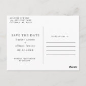 Mountain日付カレンダーを保存 ポストカード (裏面)