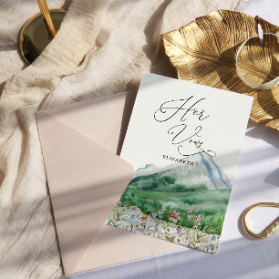 Mountain   彼女の結婚の誓い　思い出のカード カード