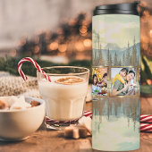 Mountain 5フォトコラージクリスマスサーマルタンブラー タンブラー