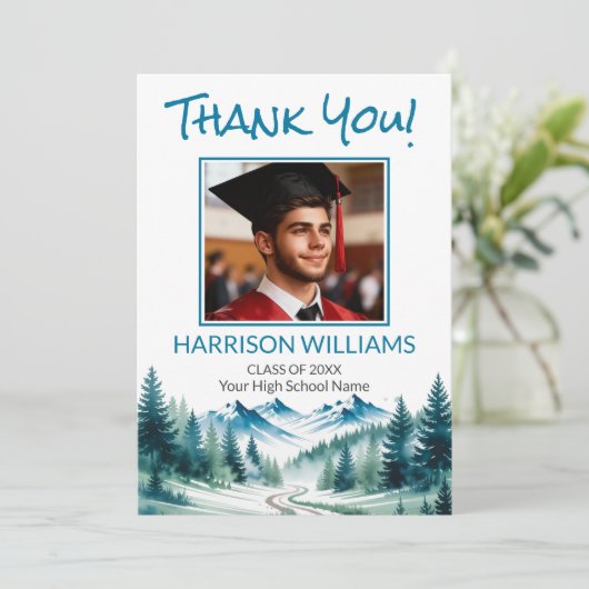 Mountain Adventure Graduation  サンキューカード (スタンド正面)