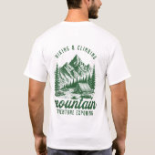 Mountain Adventure: Hiking & Climbing Tシャツ (裏面)