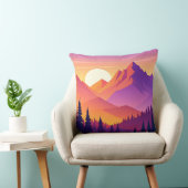 Mountain Adventure Pillow - Hiking Outdoor Nature  クッション (椅子)