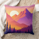 Mountain Adventure Pillow - Hiking Outdoor Nature  クッション (ブランケット)