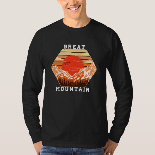 Mountain and Forest Scene  50 Tシャツ (正面)