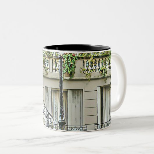 Mountain bike gifts ツートーンマグカップ (正面右)