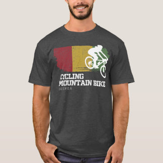 Mountain Bike Guinea MTB Biker Biking Womens Cycli Tシャツ