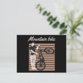 Mountain Bike Rider ポストカード (スタンド正面)