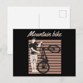 Mountain Bike Rider ポストカード (正面/裏面)