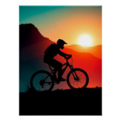 Mountain Bike Sunset – Challenge & Adventure ポスター (正面)