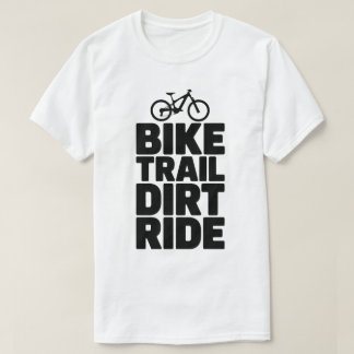 Mountain Biker Silhouette Adventure Design Tシャツ