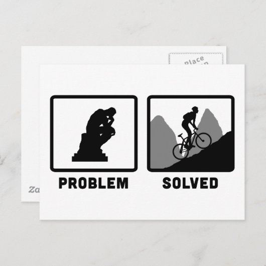 Mountain Biking ポストカード (正面/裏面)