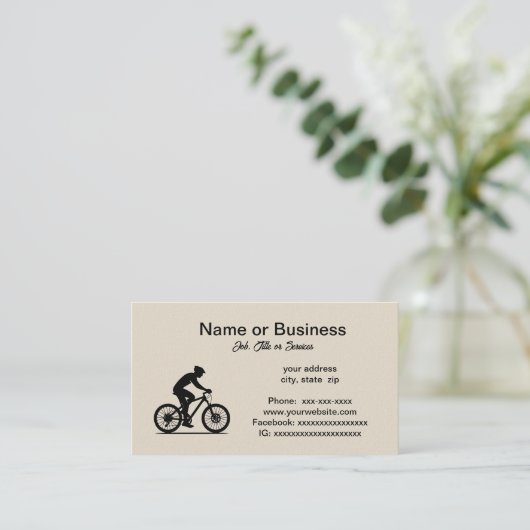 Mountain biking 名刺 (スタンド正面)