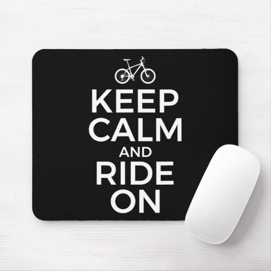 Mountain Biking, Mountain Biker, Keep Calm And Rid マウスパッド (マウス)