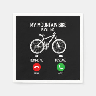 Mountain Biking MTB Downhill Cyclist Cycling Gift スタンダードカクテルナプキン
