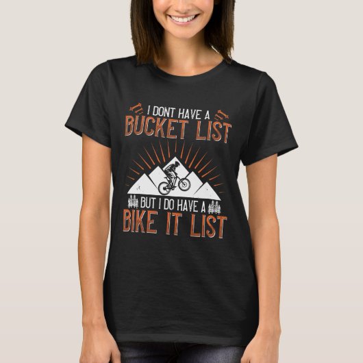Mountain Biking Quotes Gift Tシャツ (正面)