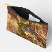 Mountain Bluebird at Arches National Park アクセサリーポーチ (見開き)