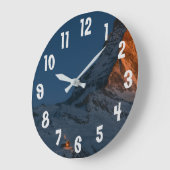 Mountain Cabin ラージ壁時計 (傾斜)