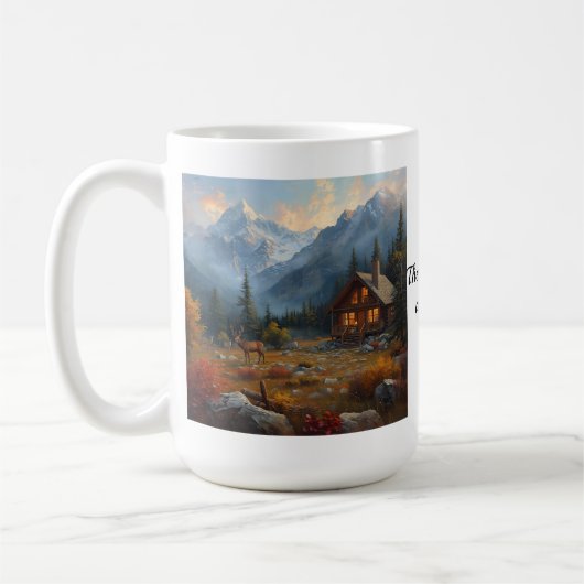 Mountain Cabin Mug コーヒーマグカップ (左)