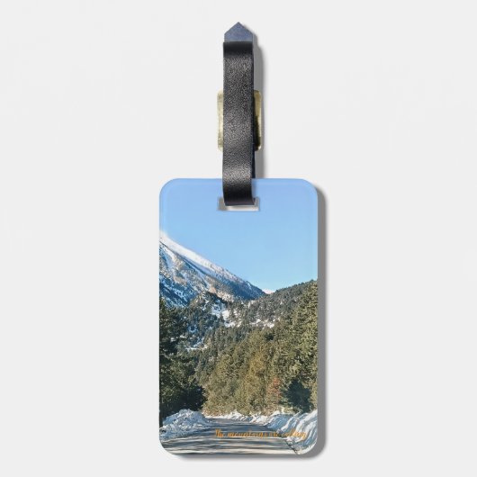 Mountain Calling Luggage Tag ラゲッジタグ (裏面縦)