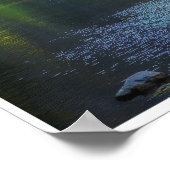 Mountain Canyon Sunrise Wall Art Landscape Print ポスター (角)