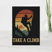 Mountain Climbing Enthusiast Take A Climb Mountain カード (正面)