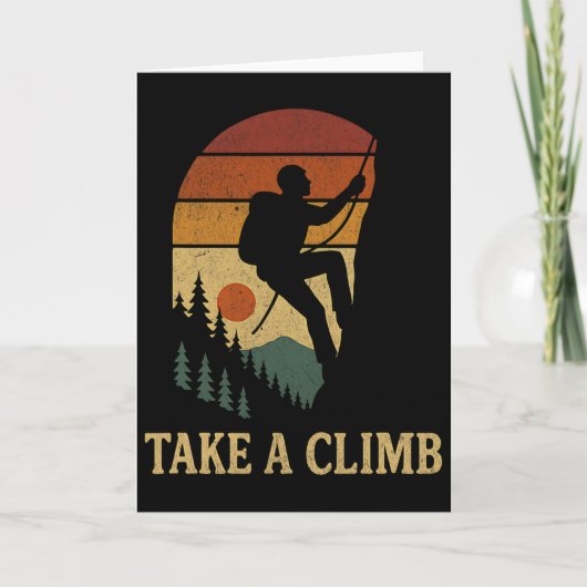 Mountain Climbing Enthusiast Take A Climb Mountain カード (正面)