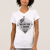 Mountain Climbing Expedition Adventure Design Tシャツ (正面)