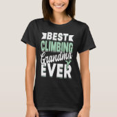 Mountain Climbing Rock Climb Grandmother Climber G Tシャツ (正面)