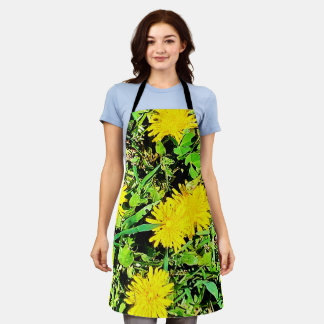 Mountain Dandelion写真：オタワ・カナダ エプロン